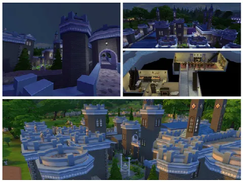 Game of Thrones Winterfell Castle by Sim4fun, Sims 4 residential lots CC – image 4