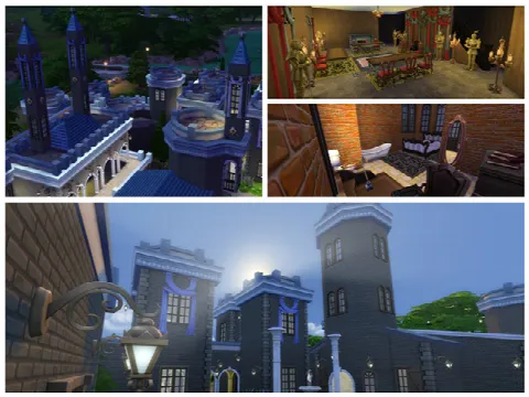 Game of Thrones Winterfell Castle by Sim4fun, Sims 4 residential lots CC – image 6