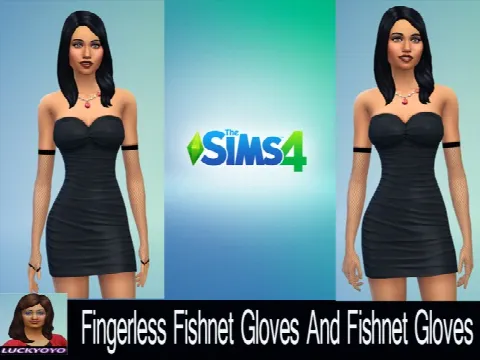 Fingerless Fishnet Gloves and Fishnet Gloves