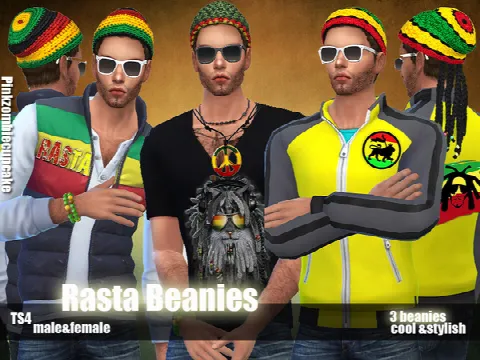Rasta beanies pack