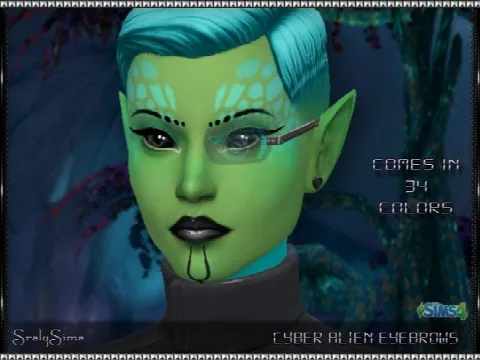 Cyber Alien Eyebrows