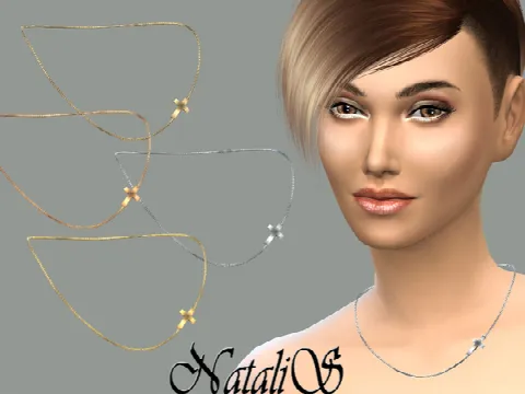 Cross chain necklace
