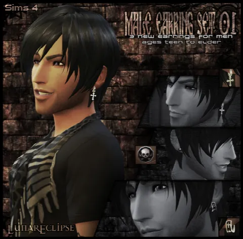 Male Earring Set 01