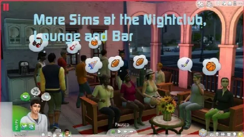 More Sims at the Bar, Nightclub and Lounge v1.1