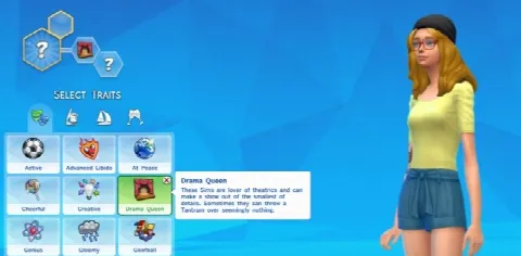 Drama Queen Trait