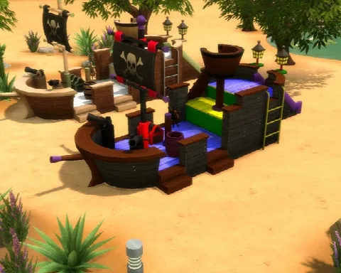 Redbeard’s Revenge Pirate Ship Jungle Gym Recolour