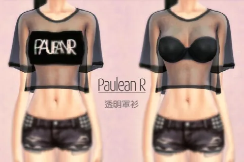 Transparent shirt acc.