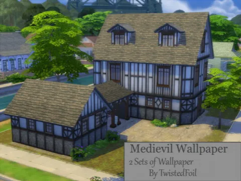 2 Medieval Wallpaper Sets