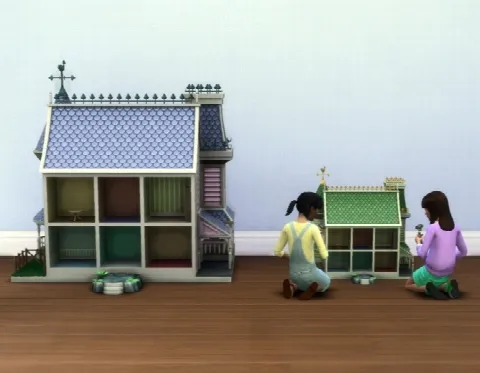 Small Victorian Dollhouse by plasticbox, Sims 4 miscellaneous CC – image 4