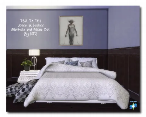 2T4 Jonesi’s & LeeHee’s Bed Blankets and Pillows Set