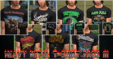 Heavy Metal T-Shirt Pack 3