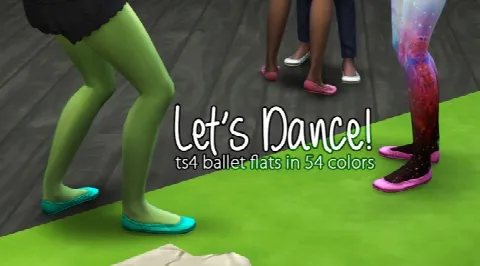 Ballet flats in 54 colors