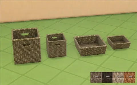 Woven Wicker Baskets