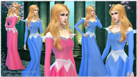 Sleeping Beauty Inspired Gown and Crown