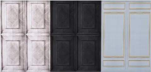 Panels & baroque wallpaper + portrait paintings image