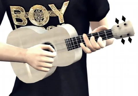 Ukulele instrument & poses