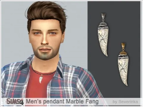 Marble Fang pendant