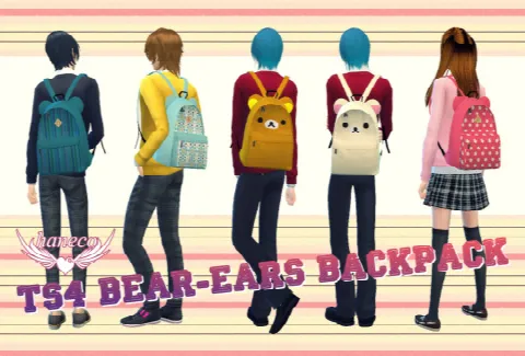 Bear-ears backpack