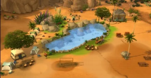 Swimming Lake by mrsyule, Sims 4 community lots CC – image 3