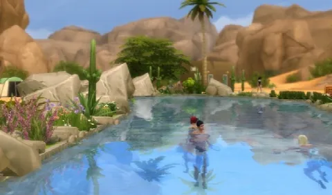 Swimming Lake by mrsyule, Sims 4 community lots CC – image 4