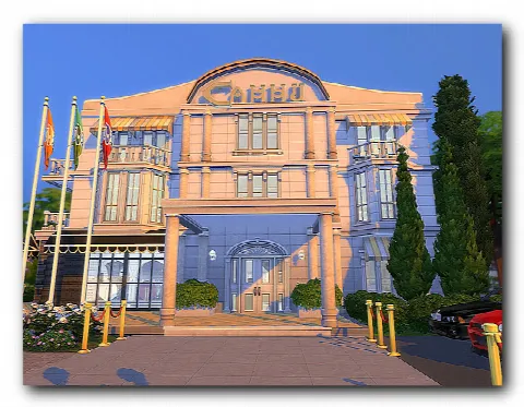 Hotel Canne by Architecture Dalila, Sims 4 community lots CC – image 3