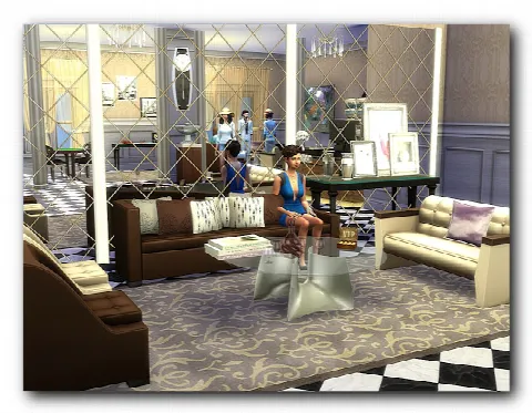 Hotel Canne by Architecture Dalila, Sims 4 community lots CC – image 4
