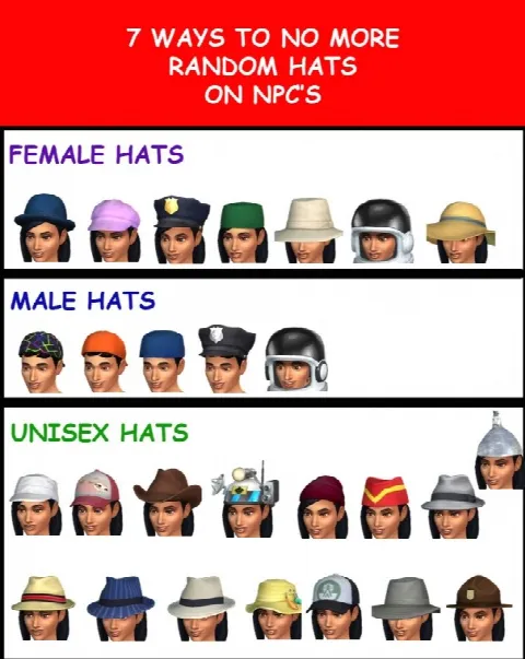 7 Ways to No Random Hats on NPC’s