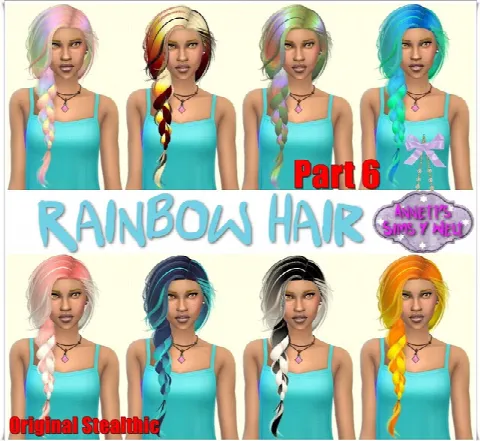 Rainbow Hair Part 6 Original Stealthic