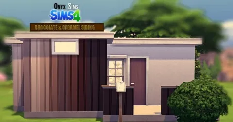 Choco Caramel Vertical Siding