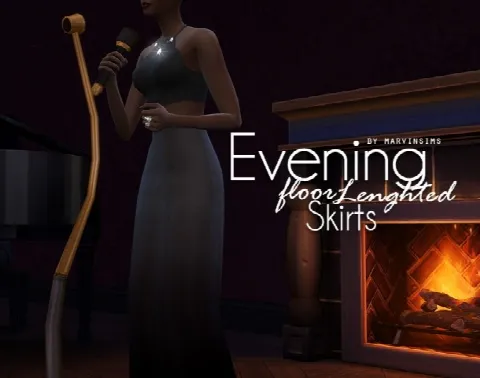 Evening Floor-Lengthed Skirts