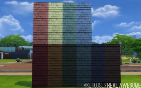 10 Recolors of Jenba’s Cedar Shake Siding