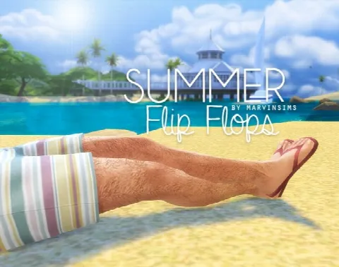 Summer flip flops