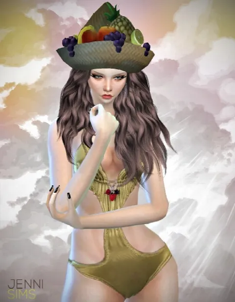 Hat Fruit, Crown, Ribbon