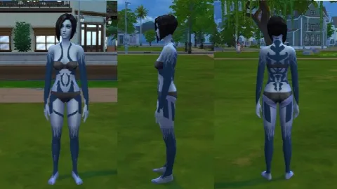Cortana’s tattoo (from Halo)