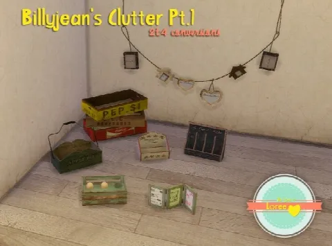 Billyjean’s Clutter Pt.1