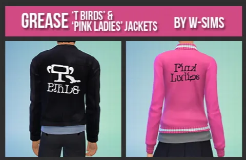 Grease ‘T Birds’ & ‘Pink Ladies’ Jackets