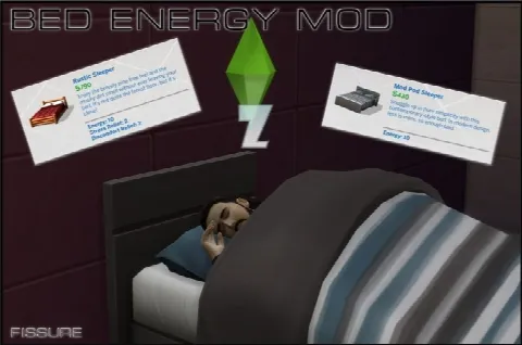Bed Energy Mod (10 Energy on all beds)