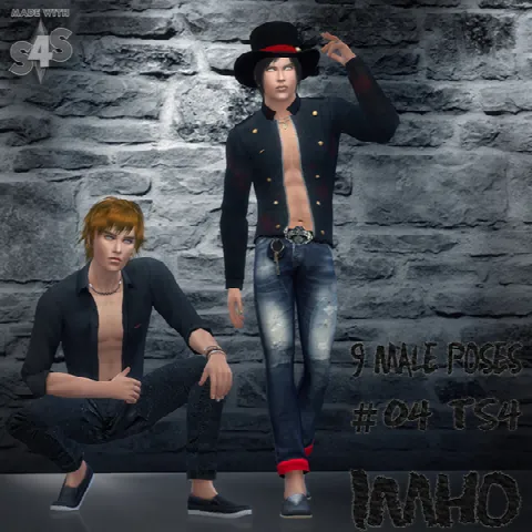9 Male Poses #04
