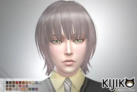 Bob with Straight Bangs (for Male)