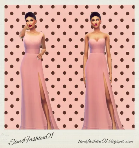 Long Dresses (Slit Dress) All colors