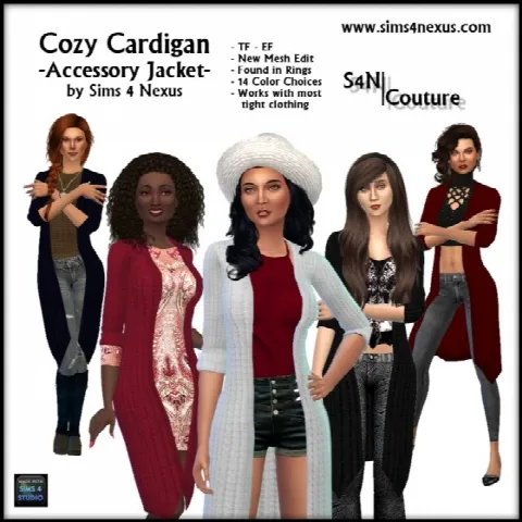 Cozy Cardigan Accessory Jacket