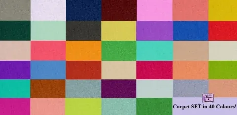 Carpet Set in 40 Colours