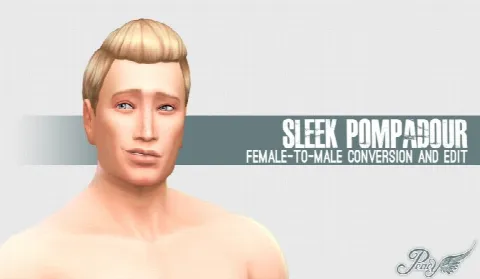 Sleek Pompadour F2M Hair Conversion