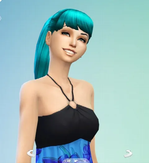 Larger Ponytail by Simsticle, Sims 4 hair CC – image 4