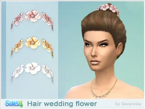 Wedding hair flowers