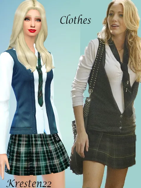 School Uniform from Gossip Girl