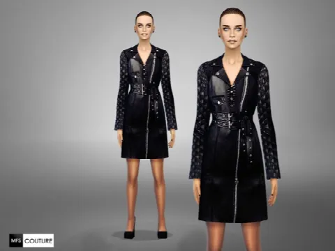 Leather Trench Coat