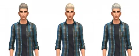 Short Spikey AM hair 12 recolors by Bustedpixels, Sims 4 hair CC – image 4