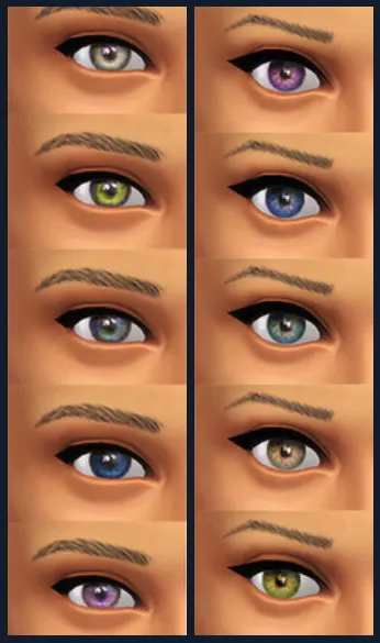 Default Replacements for New Eye Colors