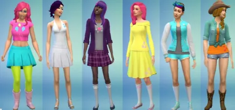My Little Pony Themed Clothing and Hair